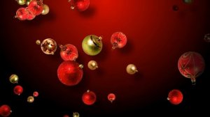 Футаж Новогодние  шары