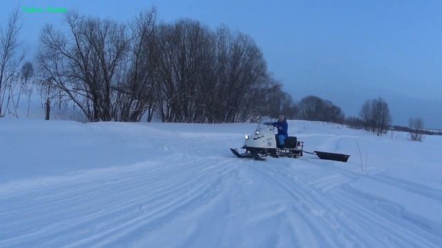 БТС Арктик. Времяпровождение на новогодних каникулах. Миниснегоход .