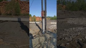 Железобетонная забивная свая 300 на 300 забивка до отказа