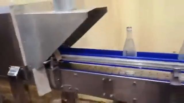 Линия розлива газированной воды в стеклянную бутылку 0,5 л. производительностью 3000 бут/час