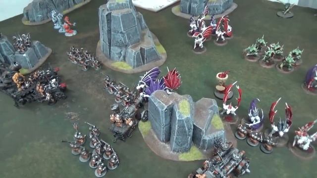Age of Sigmar Battle Report: Flesh Eater Courts vs. Legion of Azgorh 2,000 Points смотреть онлайн