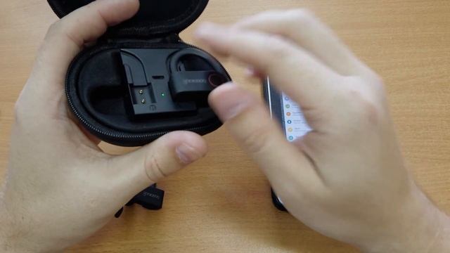 Обзор беспроводных спортивных наушников GOOJODOQ JHO A9 смотреть онлайн