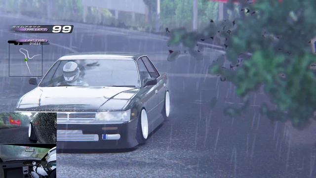 Assetto Corsa : Route Twisk  香港賽道 : 荃錦公路 Downhill Laurel - Tando Buddies 車內前輪視角