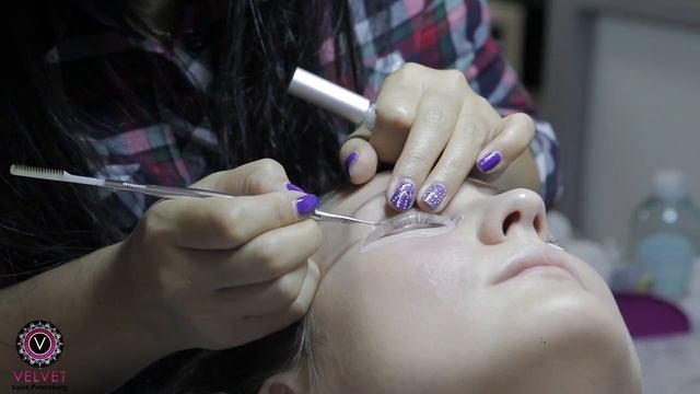 Реконструкция ресниц VELVET в Центре Дизайна бровей смотреть онлайн