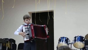 Облака белогривые лошадки - музыка из мультфильма на баяне