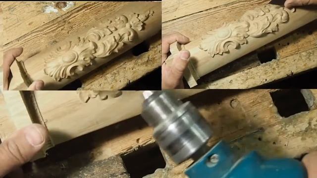 Шлифовка 3D резьбы по дереву