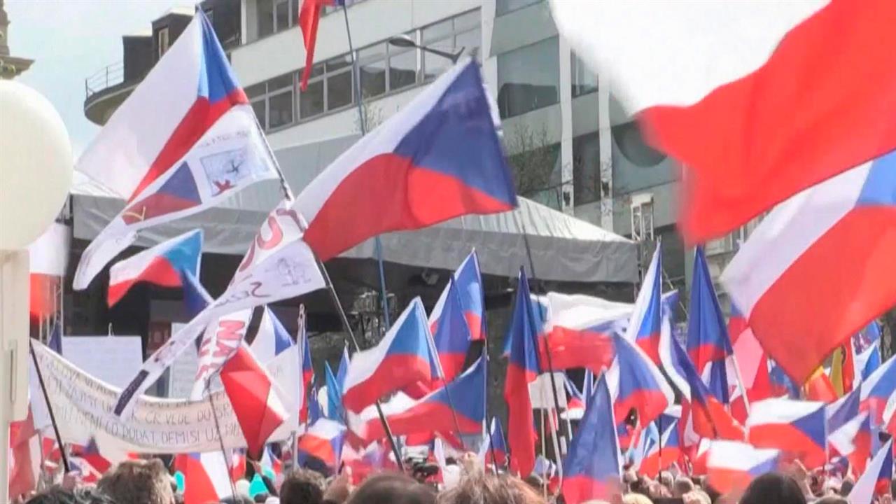 В Чехии проходит масштабная акция протеста