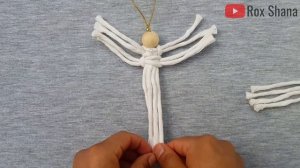 ? DIY ANGEL en MACRAME (paso a paso) | DIY Macrame Angel Tutorial Step by Step