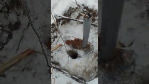 пробивка скважины 132  трубой  своими руками