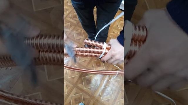Медная гофрированная труба 3/4
