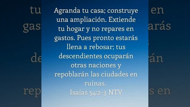 ISAÍAS 54:2-3 смотреть онлайн