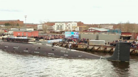 В Северодвинске завершен важный этап строительства подводного крейсера "Архангельск"
