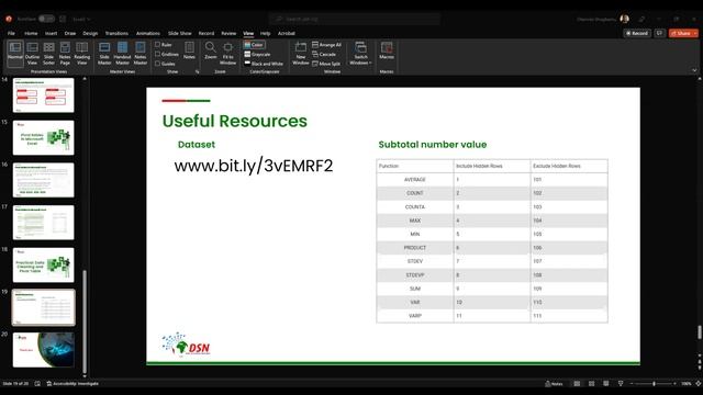 2024 - Introduction to Data Science and Data Analytics (Data Analytic with Excel) Day 2