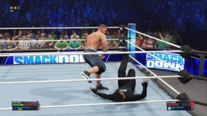 WWE 2K - John Cena vs Bad Bunny - Full Fight on Smackdown | [4k60fps]