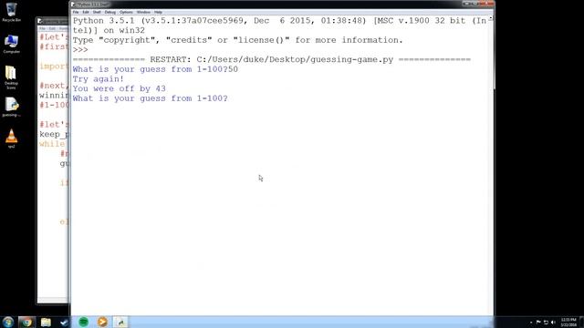 Number Guessing Game 1-10 Written in Python (includes while-loop) смотреть онлайн