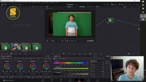 Как заменить задний фон в DaVinci Resolve используя хромакей