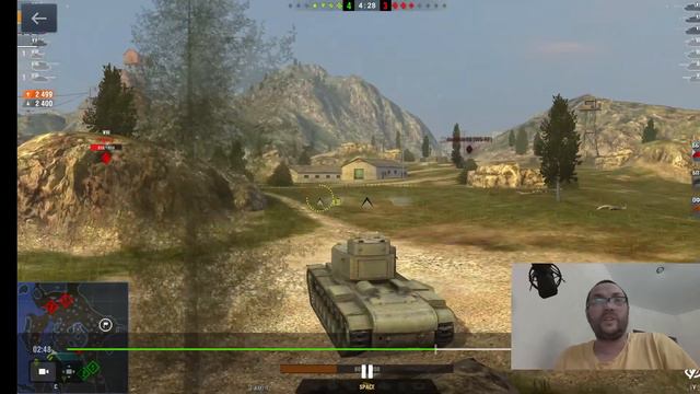 WOT Blitz кв4, стальная стена и знак мастера