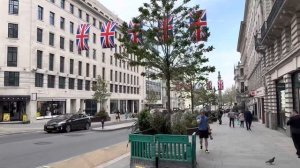 London Walk | Oxford Street to Buckingham Palace | Central London Street walking Tour | 4K HDR