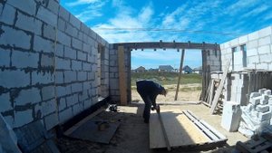 Проём под гаражные ворота усиление  Отчёт за выходные 3 4 июня
