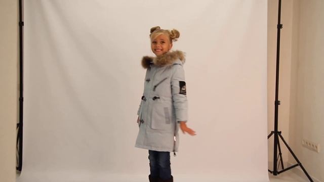 8815LB aliceblue Куртка демисезонная, удлиненная, для девочки 3QR races, CONTEMPORARY смотреть онлайн