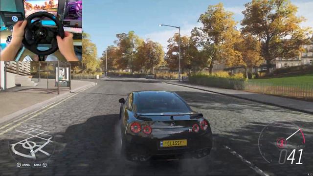 2021 GAMEPLAY - 903Hp Nissan GT-R Black Edition (Drift+Powerslide) Forza Horizon 4|Logitech G923[4K
