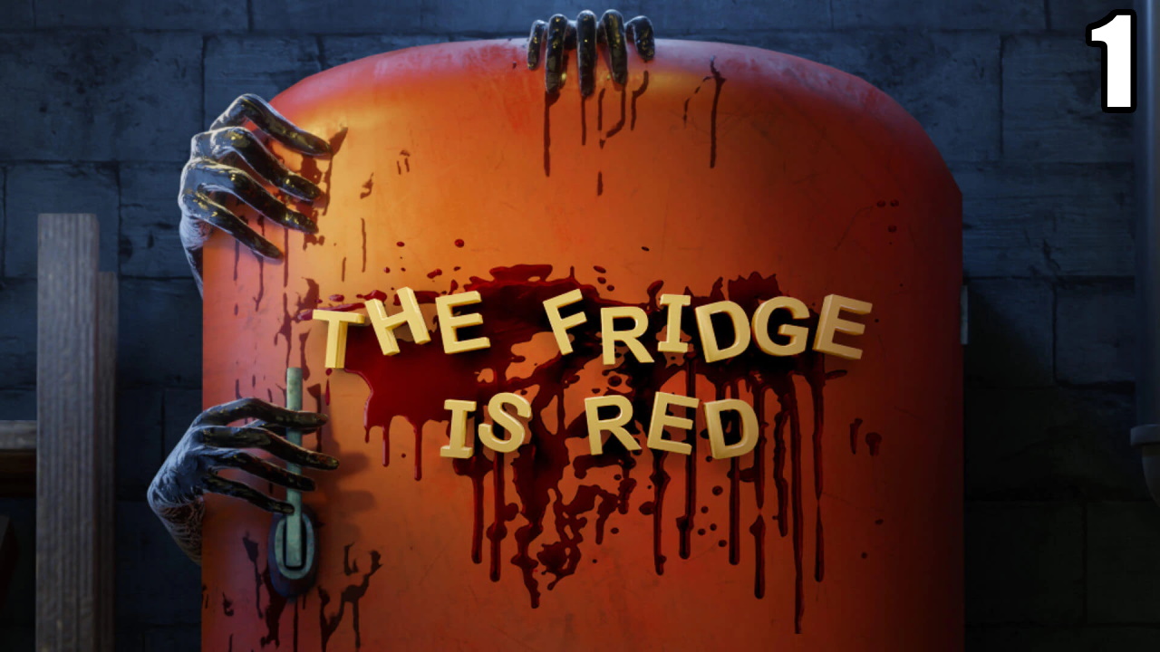 1 The Fridge is Red \ Холодильник Красный ( ретро стиль хоррор)