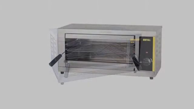 Buffalo Electric Salamander Grill 302X643X386mm Stainless Steel Barbecue Griddle смотреть онлайн