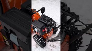 Заводим снегоуборщик HUSQVARNA ST224