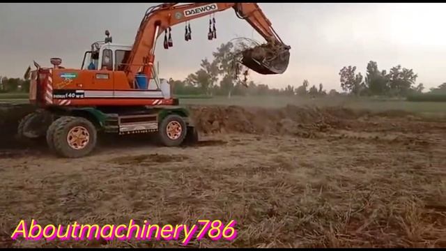 Daewoo 130 is a excavator machine working and for sale at low price