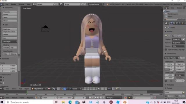 HOW TO MAKE A ROBLOX GFX 2021 - WITH ROBLOX STUDIO AND BLENDER смотреть онлайн