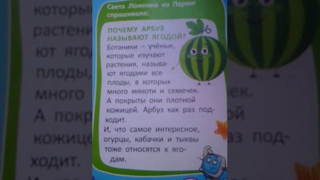 Почему арбуз называют ягодой??? Простой ответ.