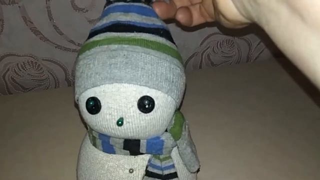 Снеговик всего за 10 минут своими руками!