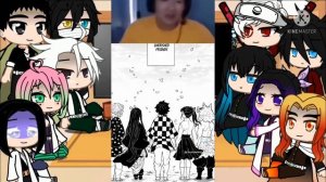 Hashiras react to Tanjiro Squad| Compilation | Demon Slayer | Gacha Club | Read Des