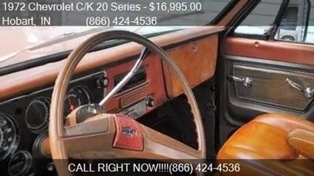 1972 Chevrolet C/K 20 Series Camper Special for sale in Hoba смотреть онлайн