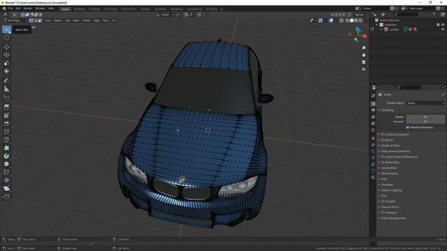 Способы выделения элементов меша. Blender 3d. Блендер 3д - Урок 4