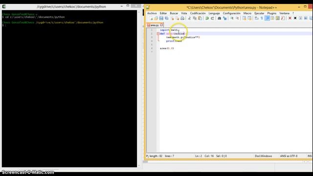 Creating and calling functions on Python