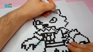 ЛЕОН СКИНЫ  из ИГРЫ BRAWL STARS РИСУНКИ ПО КЛЕТОЧКАМ - PIXEL ART