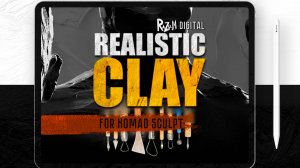 Цифровая глина для программы Nomad Sculpt Ipad.