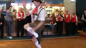 German  Bavarian Schuhplattler Knee dance,Slap Dance