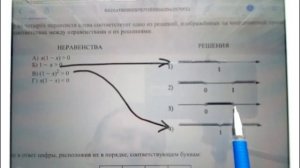 Выбор решений для неравенств