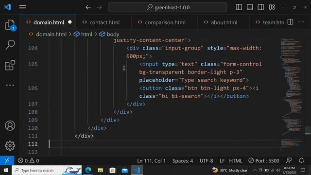 Cloud Hosting Website Design Using HTML, CSS & JS