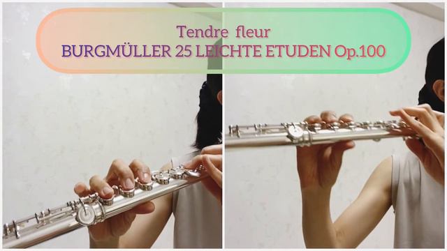 【フルート二重奏】ブルグミュラー　25の練習曲Op.100より「やさしい花」【Flute duo】BURGMÜLLER 25 LEICHTE ETÜDEN Op.100 “Tendre fleur смотреть онлайн
