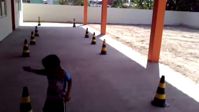 Aula de Educação Física "Ed. infantil" - Professor Caio de Souza Brito (Velocidade e agilidade)