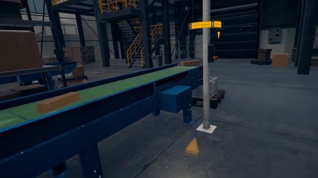 VR тренажёр по охране труда для сотрудников почтового сортировочного центра.