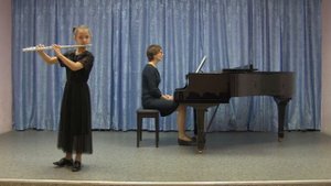 Г. Телеман. Соната g-moll для флейты и фортепиано, 3 4 части