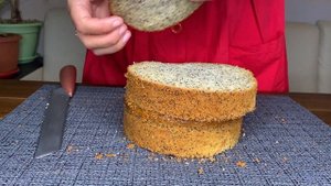 Маковый торт с вишней// Подробный рецепт