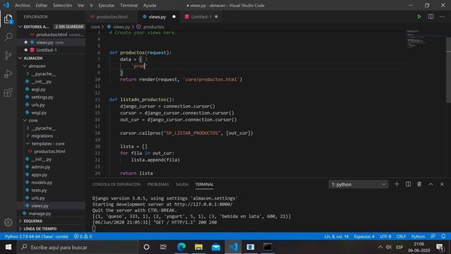 DJANGO - Manejo de procedimientos almacenados con oracle смотреть онлайн