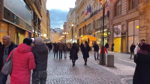 Моя прогулка в Праге 2022 декабрь.Чехия.Прага чехия