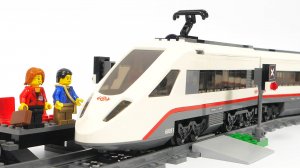 Собираем Скоростной пассажирский поезд из LEGO - Lego City 60051 High-speed Passenger Train