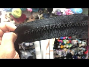 Молния рулонная тракторная тип 8, черный